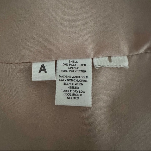 LOFT Sleeveless Dress Petite 4 Ruffles Brown Modest Animal Geometric Print - Picture 6 of 6